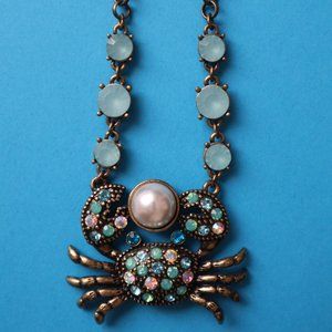 Betsey Johnson Crab Necklace